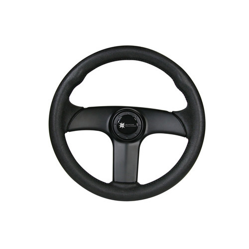 Luisi Steering Wheel - Viper Three Spoke PVC - 340mm - Black