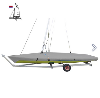 OCEANSOUTH CONTENDER SAILING DINGHY DECK COVERS WITH MAST