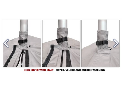 OCEANSOUTH MINNOW SAILING DINGHY DECK COVER WITH MAST - Bosuns Boat