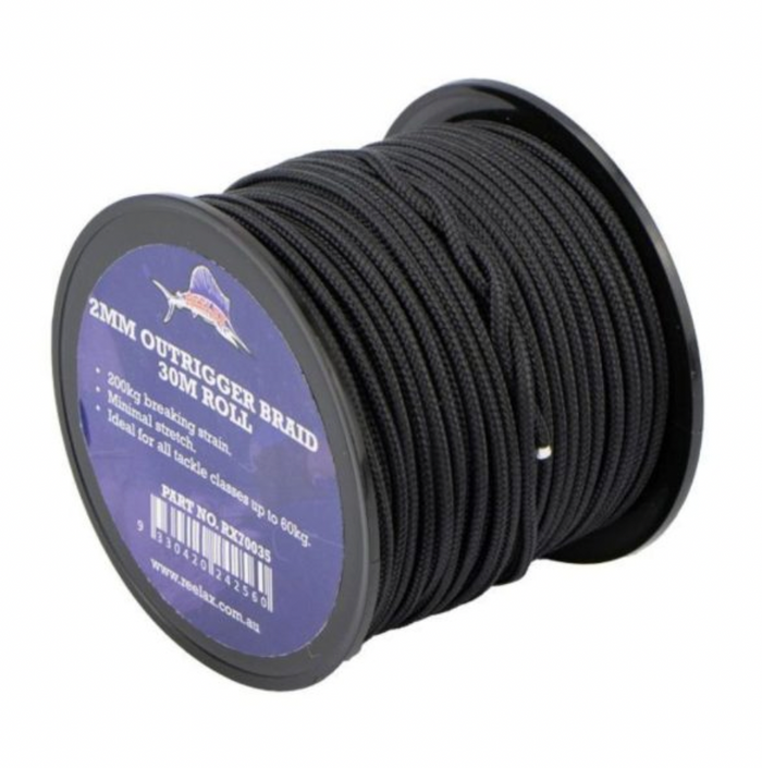 Reelax Outrigger Rigging Kit Spare UHWMPE Braid 2mm / 30m Roll - Bosuns Boat