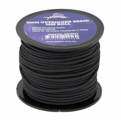 Reelax Outrigger Rigging Kit Spare UHWMPE Braid 2mm / 30m Roll - Bosuns Boat