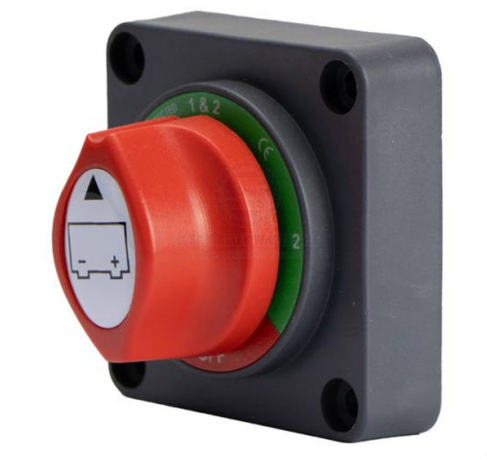 RELAXN BATTERY SWITCH - 4 POSITION - PANEL MOUNT