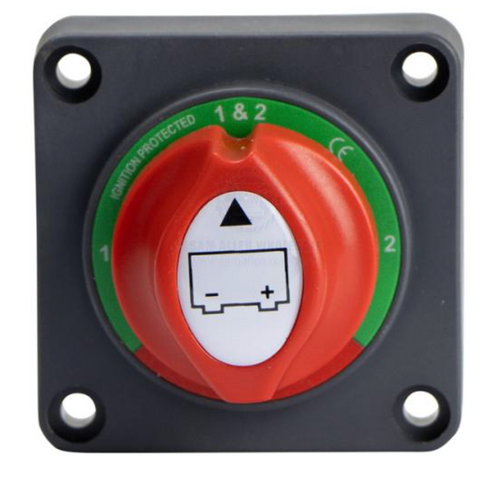 RELAXN BATTERY SWITCH - 4 POSITION - PANEL MOUNT