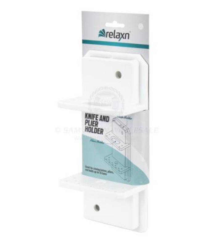 RELAXN KNIFE, PLIERS & LURE HOLDER (WHITE)