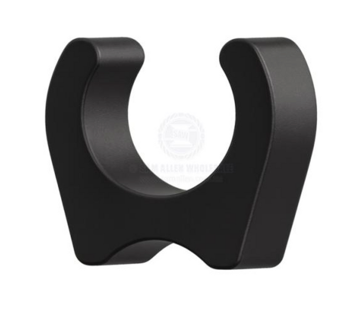 Relaxn ladder tube clip & bearer kit black nylon curved base (Suit 25mm OD) - Bosuns Boat