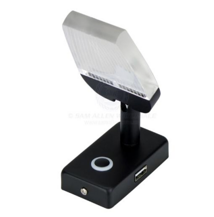 RELAXN LED - BLADE READING LIGHT - DIMMABLE - USB CHARGER (BLACK BASE)