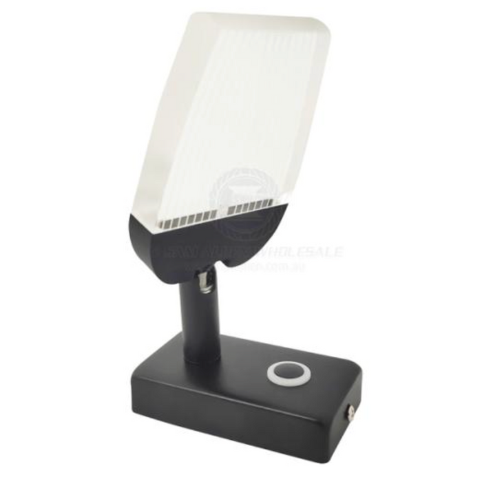 RELAXN LED - BLADE READING LIGHT - DIMMABLE - USB CHARGER (BLACK BASE)