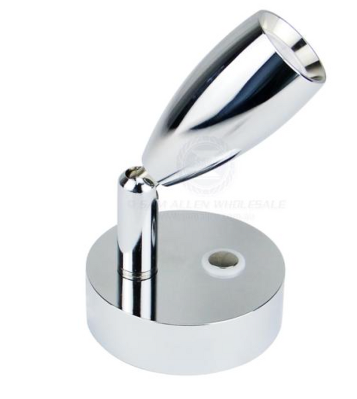 RELAXN LED - BULLET READING LIGHT - DIMMABLE - USB CHARGER (CHROME)