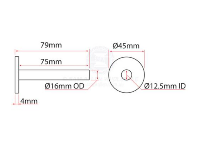 RELAXN OUTBOARD BOLT INSULATING BUSH - Bosuns Boat