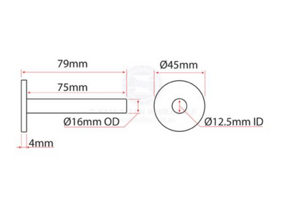 RELAXN OUTBOARD BOLT INSULATING BUSH - Bosuns Boat