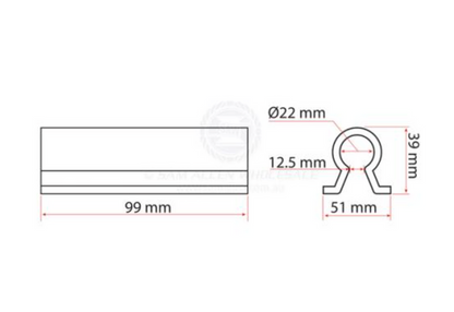 RELAXN OUTBOARD STEERING LOCK SET