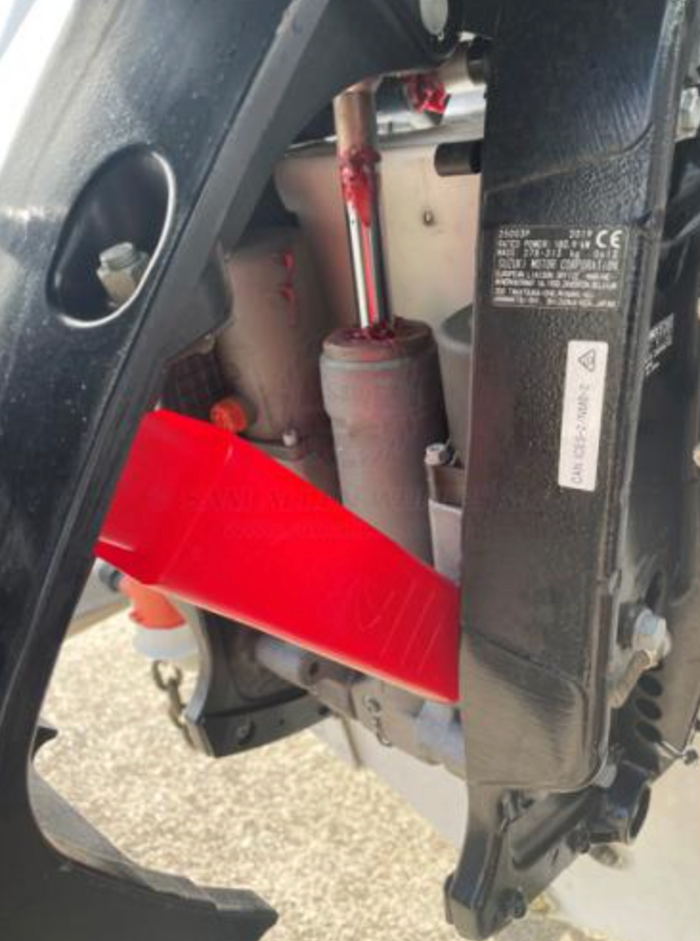 RELAXN OUTBOARD TILT / TRIM MOTOR SUPPORT HIGH HP - Bosuns Boat