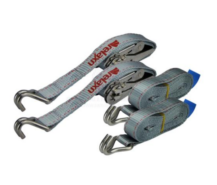 RELAXN RATCHET TIE DOWNS - CENTRE RATCHET- STAINLESS STEEL
