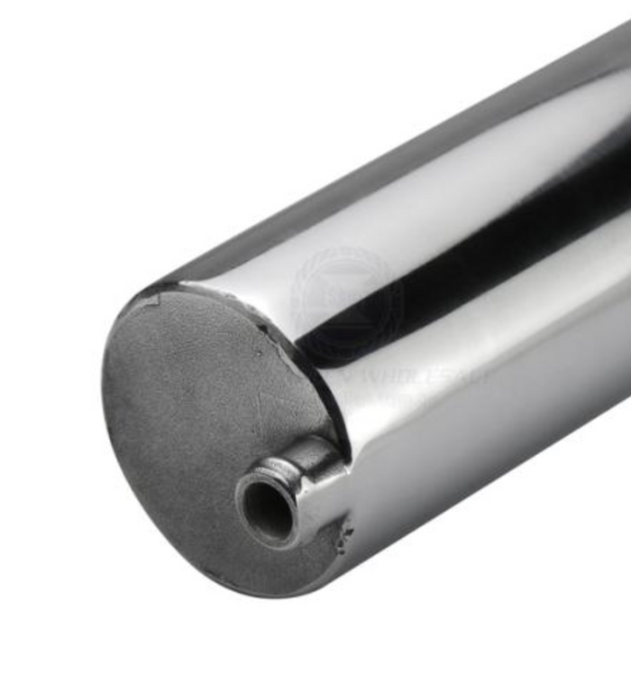 RELAXN ROD HOLDER - ROUND HEAD WITH DRAIN - HEAVY-DUTY - STAINLESS STEEL