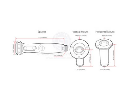 RELAXN SHOWER KIT - DUOFLO SPRAYER & HOSE KIT