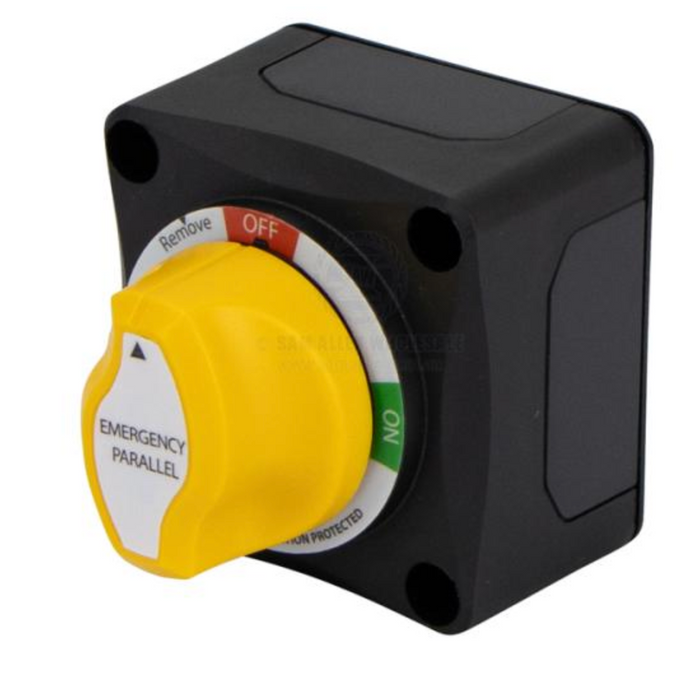 Relaxn Switch Battery Isolator Emergency Parallel HD - Compact Surface Mount