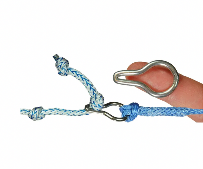 Ronstan Clamcleat Q-Lok (retail pack of 2 with rope)