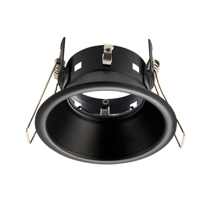 Saxby 80248 Speculo Anti-Glare LED Downlight IP65 50W  Matt Black Finish, Waterproof & Energy Efficient