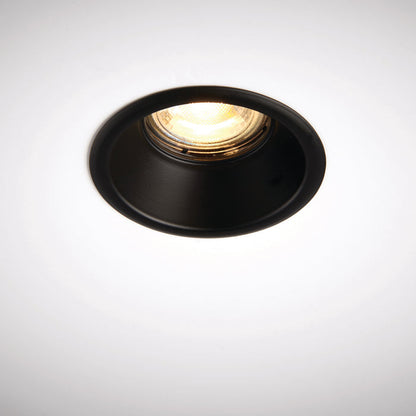 Saxby 80248 Speculo Anti-Glare LED Downlight IP65 50W  Matt Black Finish, Waterproof & Energy Efficient