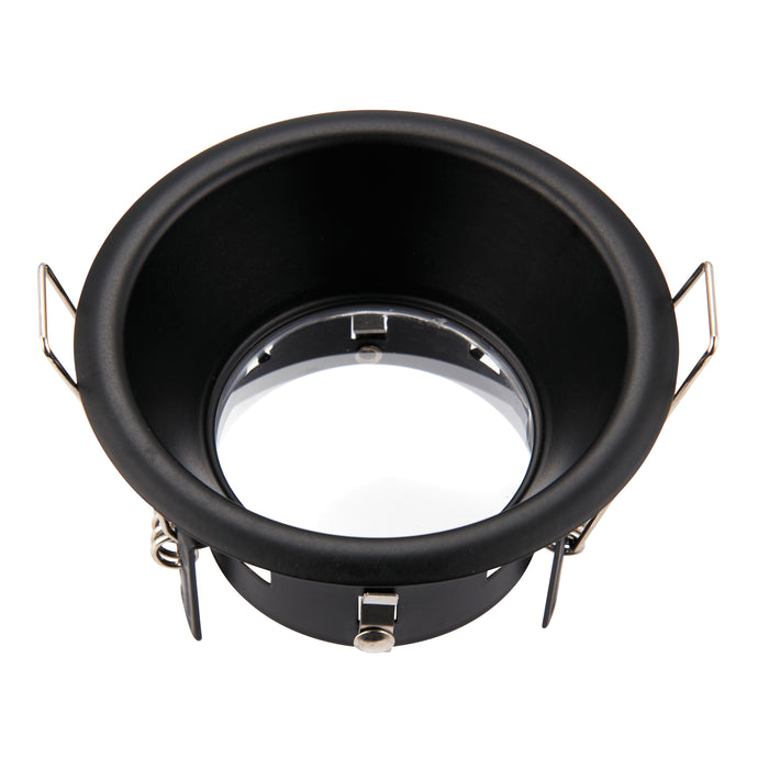 Saxby 80248 Speculo Anti-Glare LED Downlight IP65 50W  Matt Black Finish, Waterproof & Energy Efficient