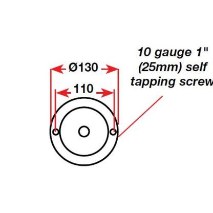 SeaStar Bezel Kit - Quick Connect - 20 - Black