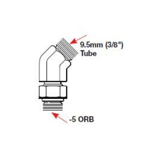 SeaStar ORB 45" Fittings - HF6011