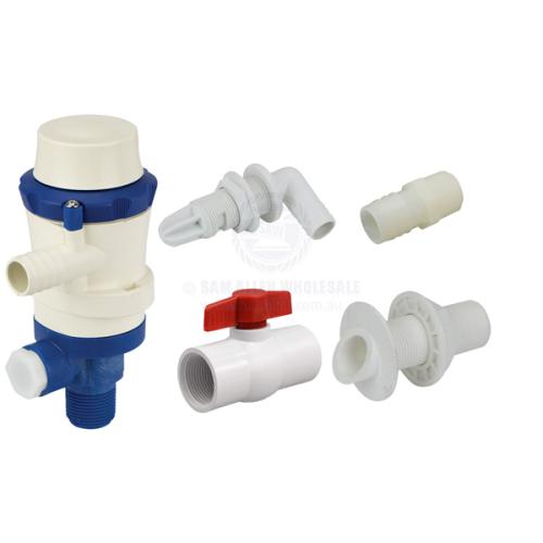 Shurflo Deck Wash / bait pump Nylon Pickup Kits to suit sizes
