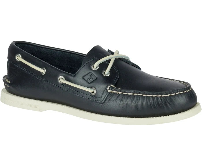 Sperry Men's Authentic Original 2-Eye Wide Leather Navy