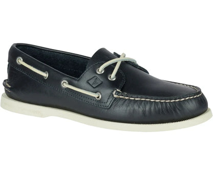 Sperry Men's Authentic Original 2-Eye Wide Leather Navy