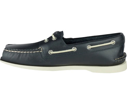 Sperry Men's Authentic Original 2-Eye Wide Leather Navy