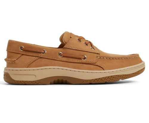 Sperry Men's Gold Cup Billfish-3-Eye Leather Standard Fit Nubuck Tan