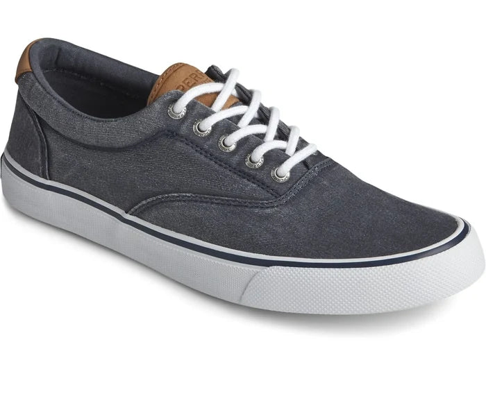 Sperry Men's Striper II CVO Salt Washed Canvas Navy - Bosuns Boat
