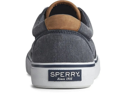 Sperry Men's Striper II CVO Salt Washed Canvas Navy - Bosuns Boat