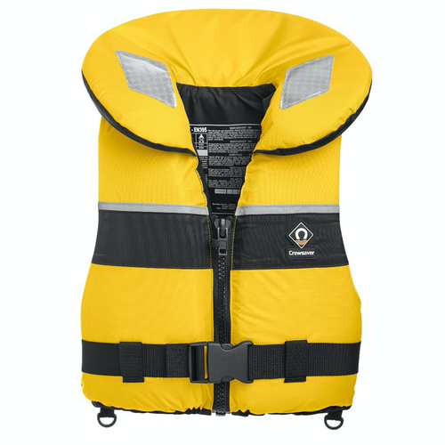 Spiral 100N Child Lifejacket - Large - Front Zip Yellow/Blue - Chest Measurement 107-117cm - 40kg+