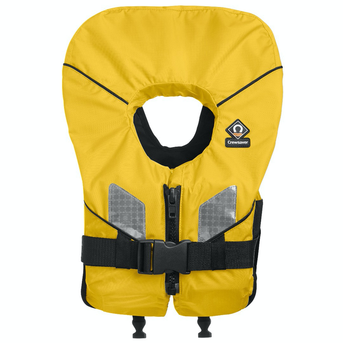 Spiral 100N Child Lifejaclet - Baby - Front Zip Yellow/Blue - Chest Measurement 40-57cm - <15kg