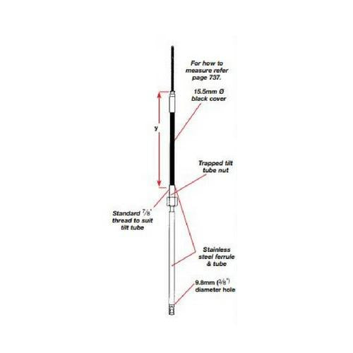 Steering Cable - Quick Connect - Bosuns Boat