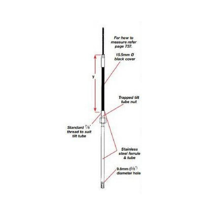 Steering Cable - Quick Connect - Bosuns Boat