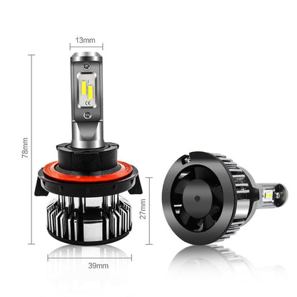 TS-CR H13 9008 LED Bulbs for Cars, Trucks, 6000K Xenon White -Alla Lighting