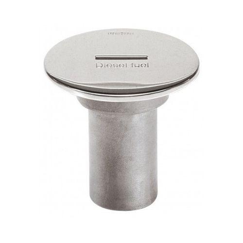 Vetus Deck Filler - Diesel - 38mm - S/S AISI316 - Slotted Cap (CAPF38S)