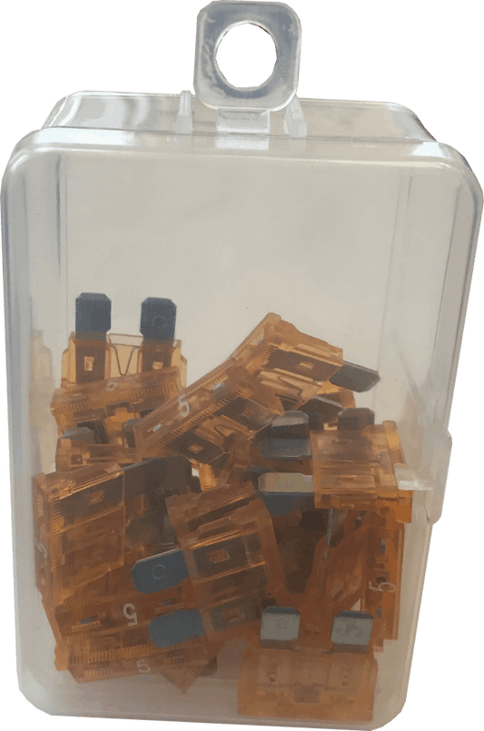 Viper 5A Led Indicator Blade Fuse Orange - 30 Pack