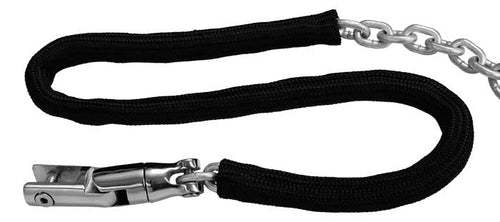 Viper Chain Sock - 6mm Short Link Chain, 8m - Suits Micro Winch (Black) - Bosuns Boat