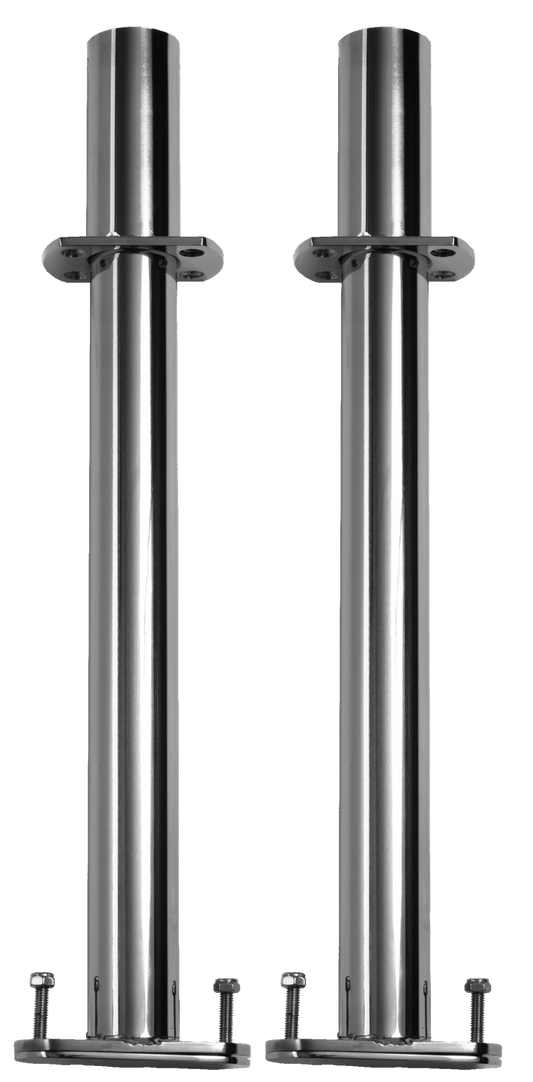 Viper Removable Stainless Steel Baitboard Legs - Small Deluxe (Pair)
