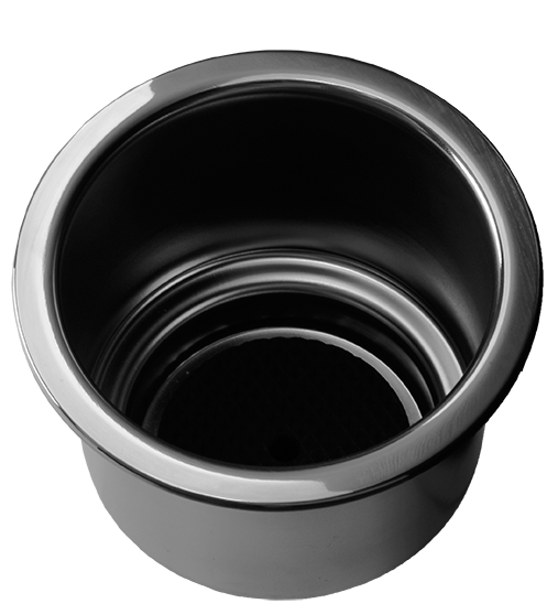 Viper Stainless Steel Cup Holder 90mm - With Drain