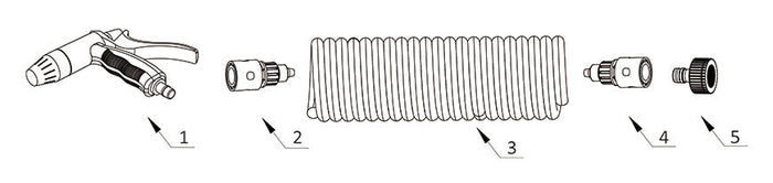 Washdown Hosecoil