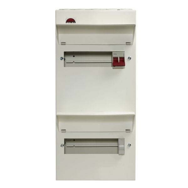 Wylex NMD89 17-Way, 100A Main Switch Flexible Duplex Unit