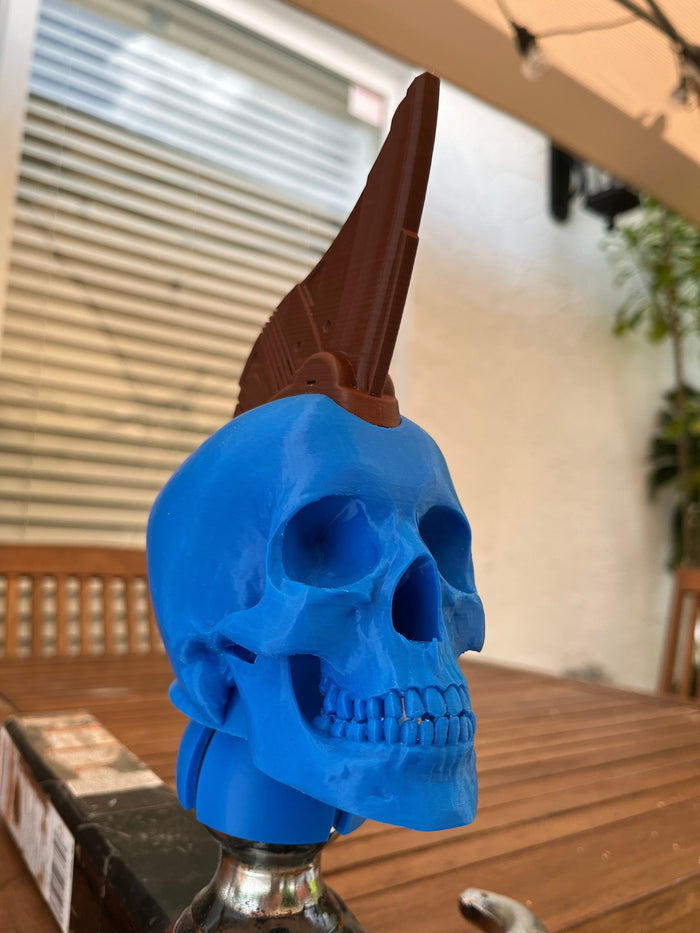 Yondu Inspired Skull Tow Ball Ornament – 3D Printed Guardians of the Galaxy Hitch Accessory