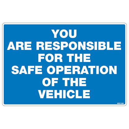 You Are Responsible Decals, Pack of 5