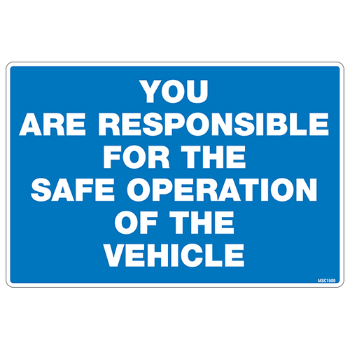You Are Responsible Decals, Pack of 5